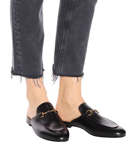 gucci princetown slipper black|Gucci princetown slippers street style.